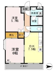 リーベン上成の物件間取画像